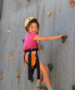 camp adventures joyful child climbing