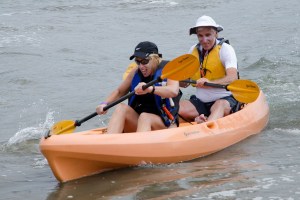 adventuring in a canoe